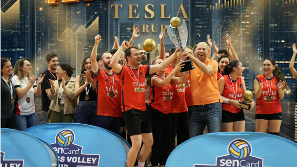 senCard Business Volley Cup Ankara'da Şampiyon TESLA GRUP!