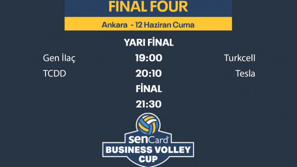 senCard Business Volley Cup Ankara'da FINAL FOUR Haftasının Fikstürü Belli Oldu'